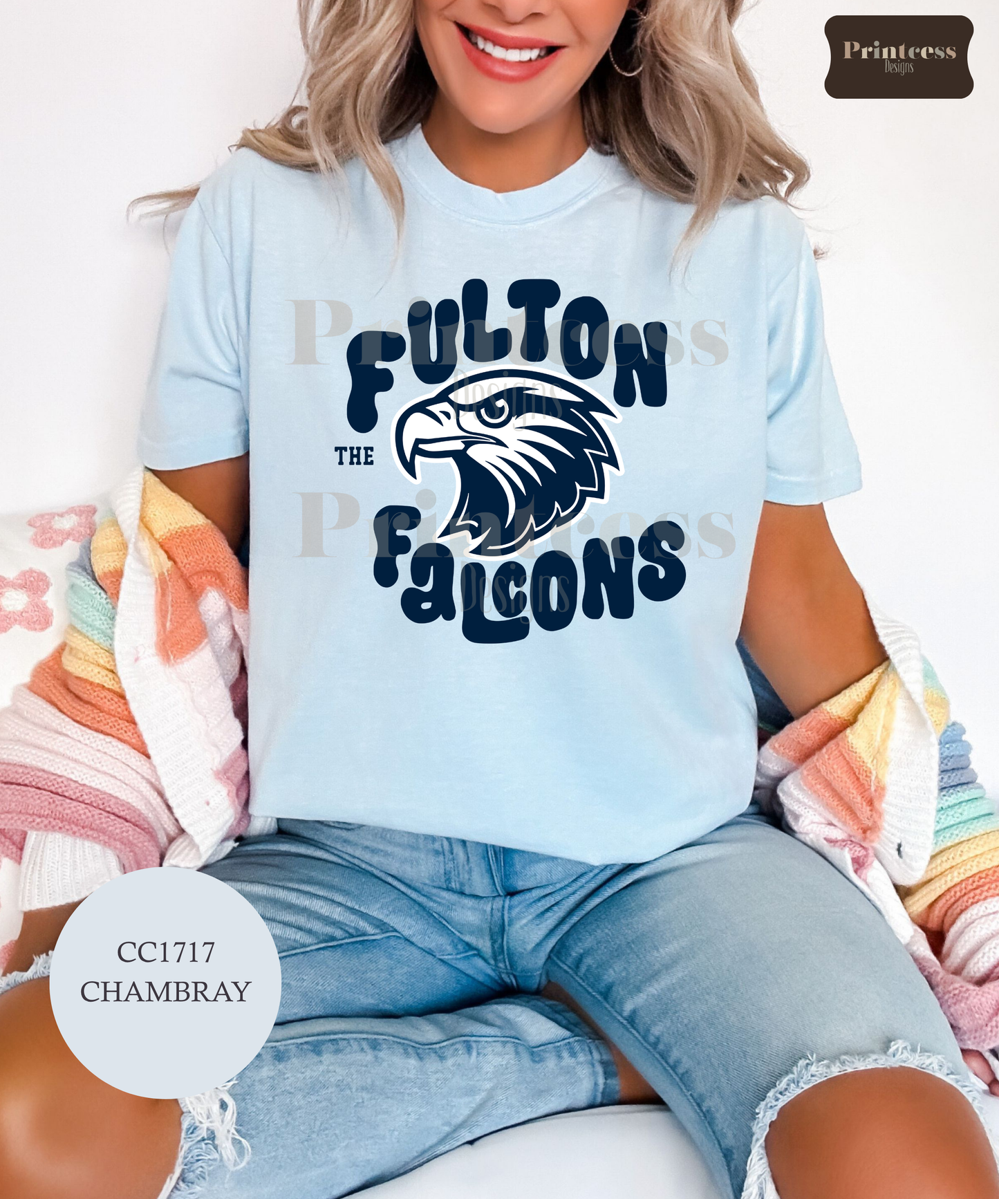 The Fulton School - Falcons Graphic