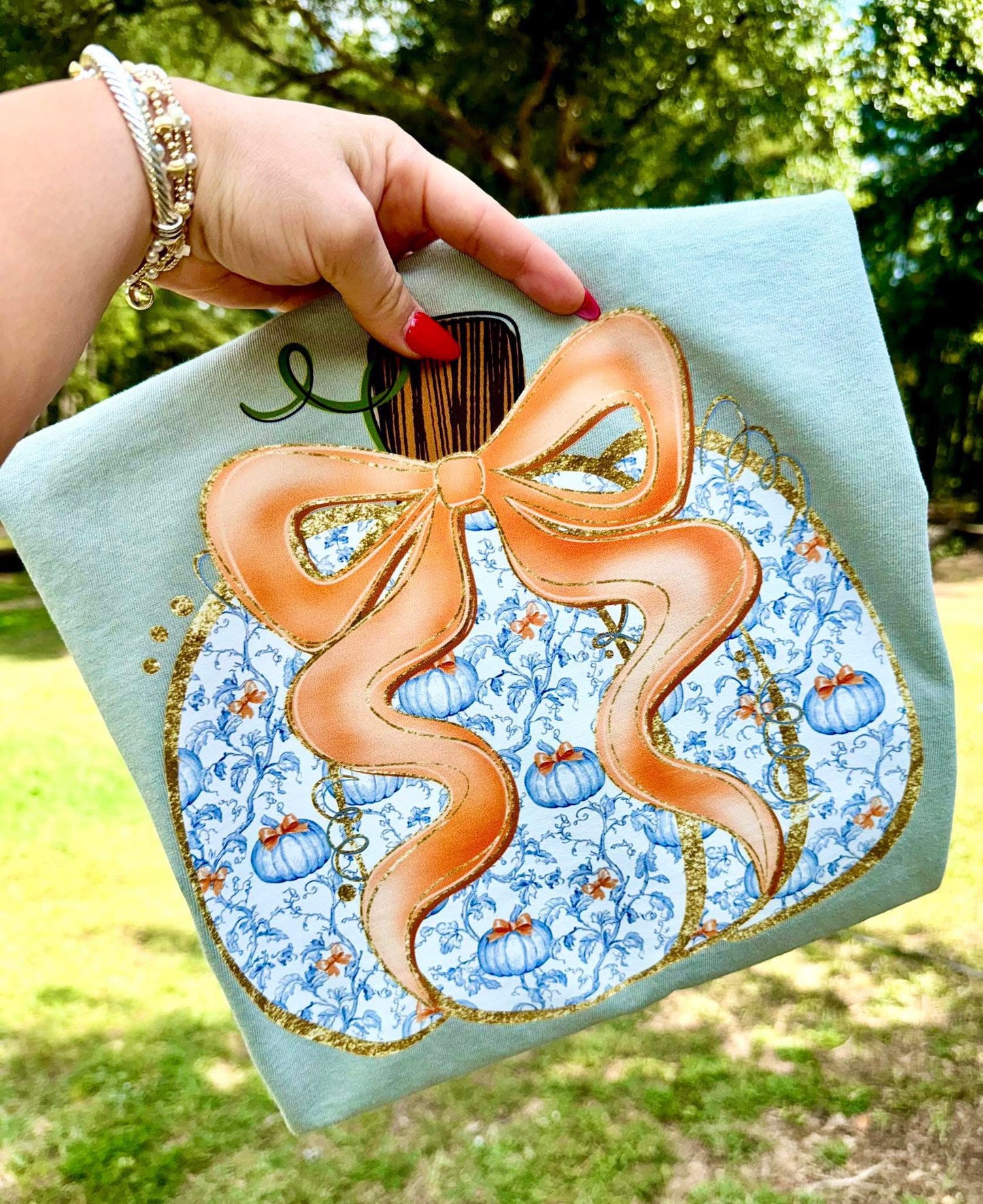 Fall Cute Blue Pumpkin