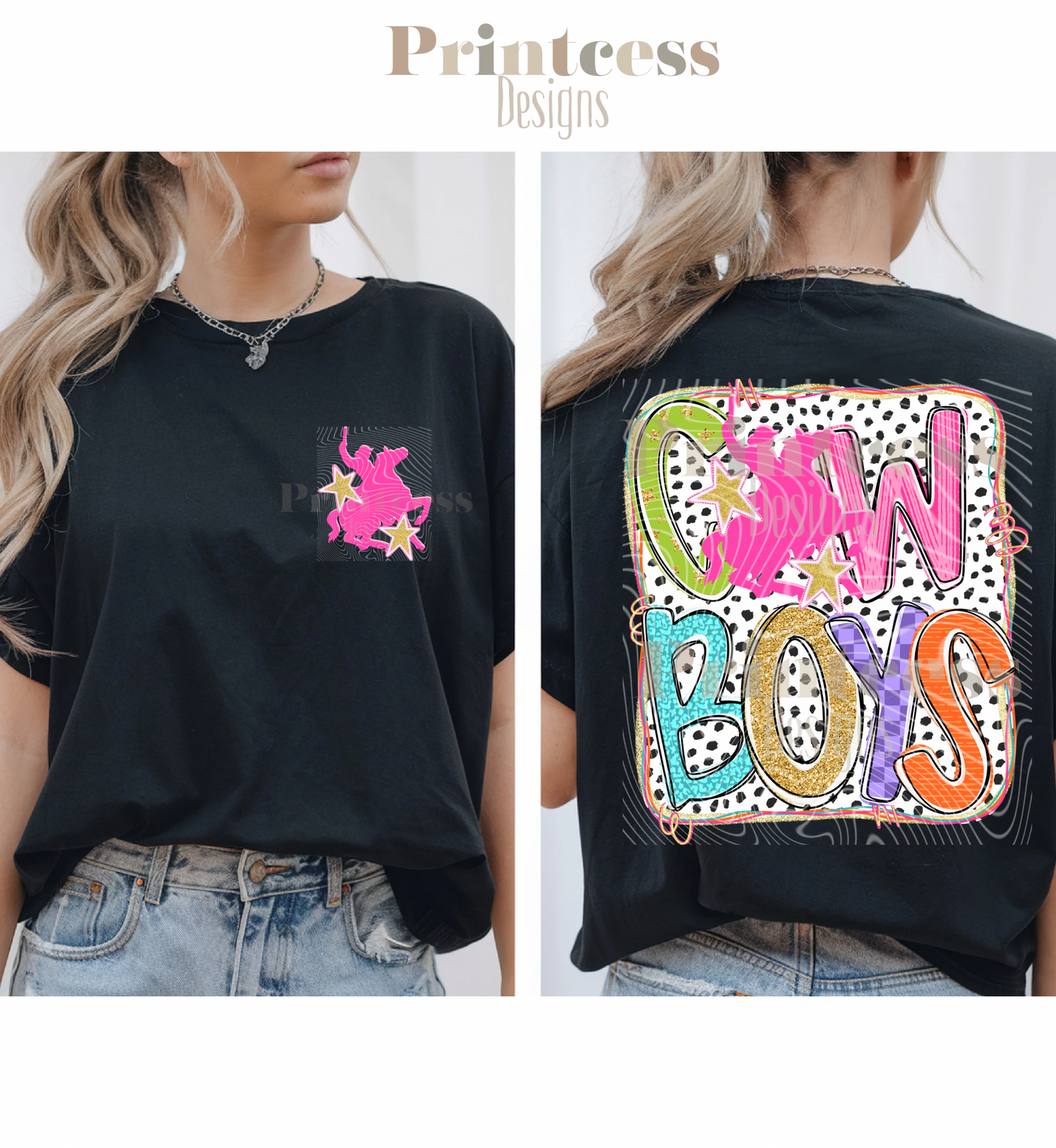 Preppy colorful Cowboys