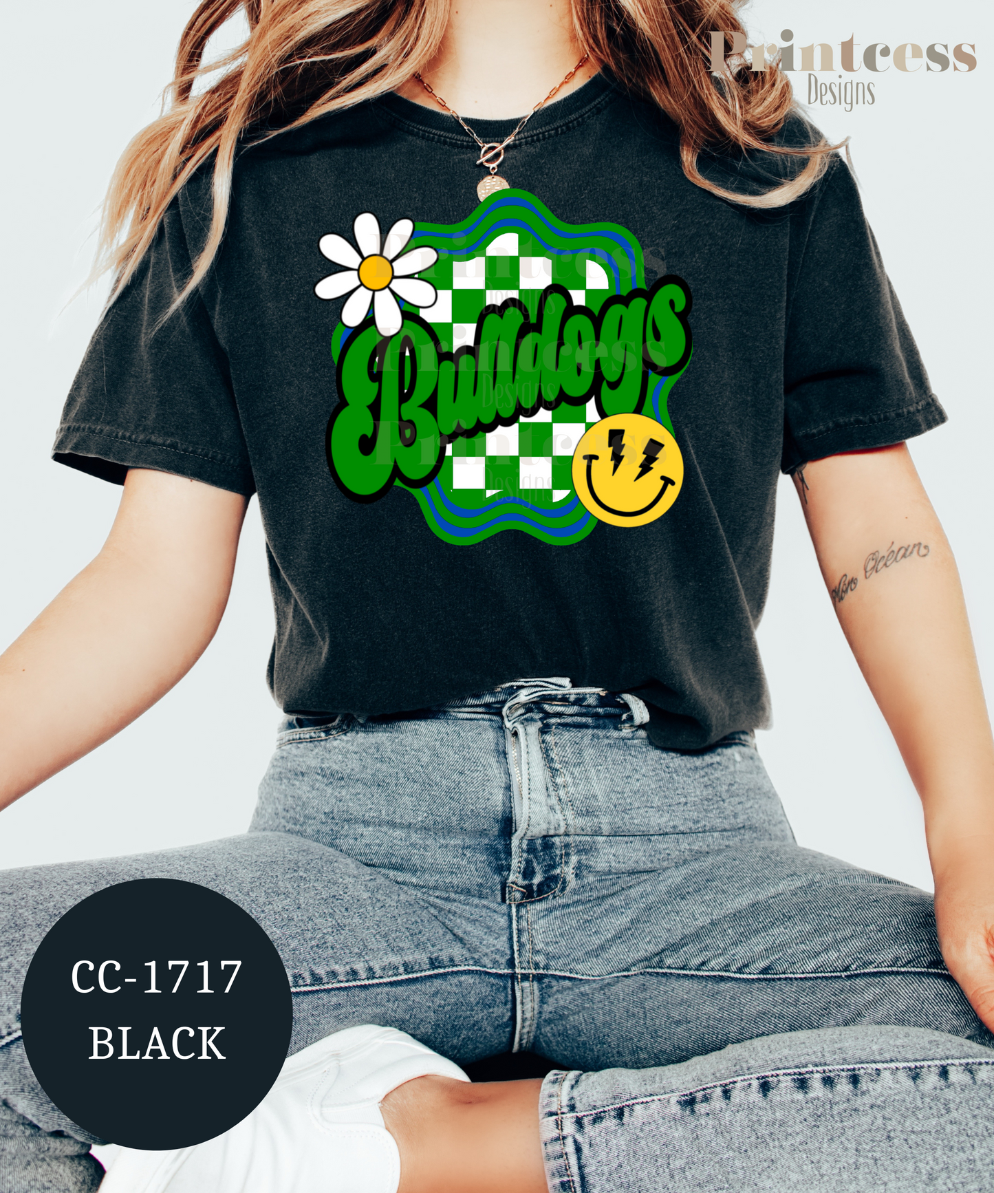 Blackburn Bulldogs Wavy Smiley Face