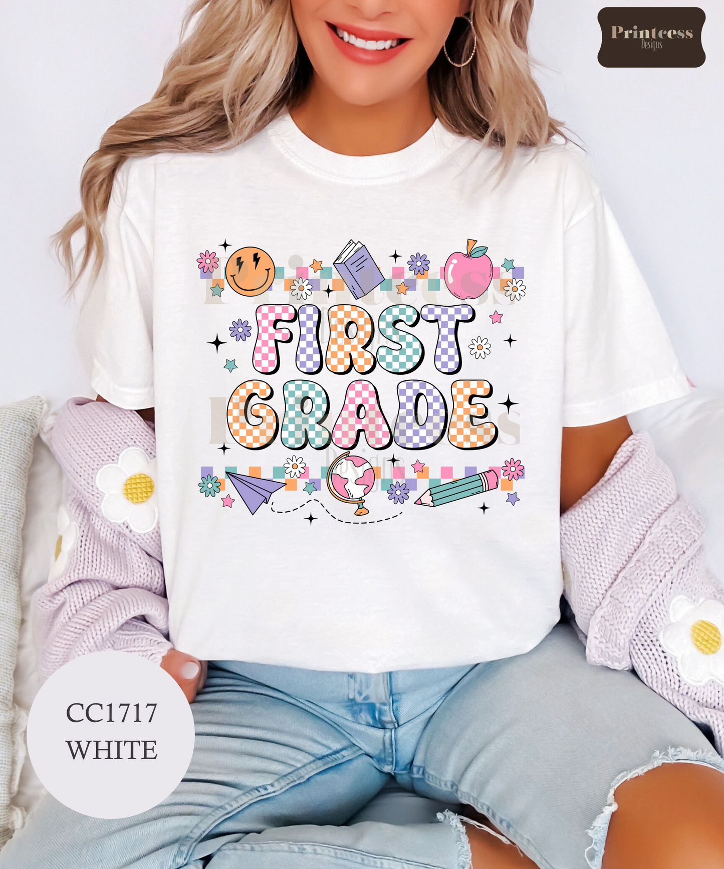 First Grade Checkered Groovy