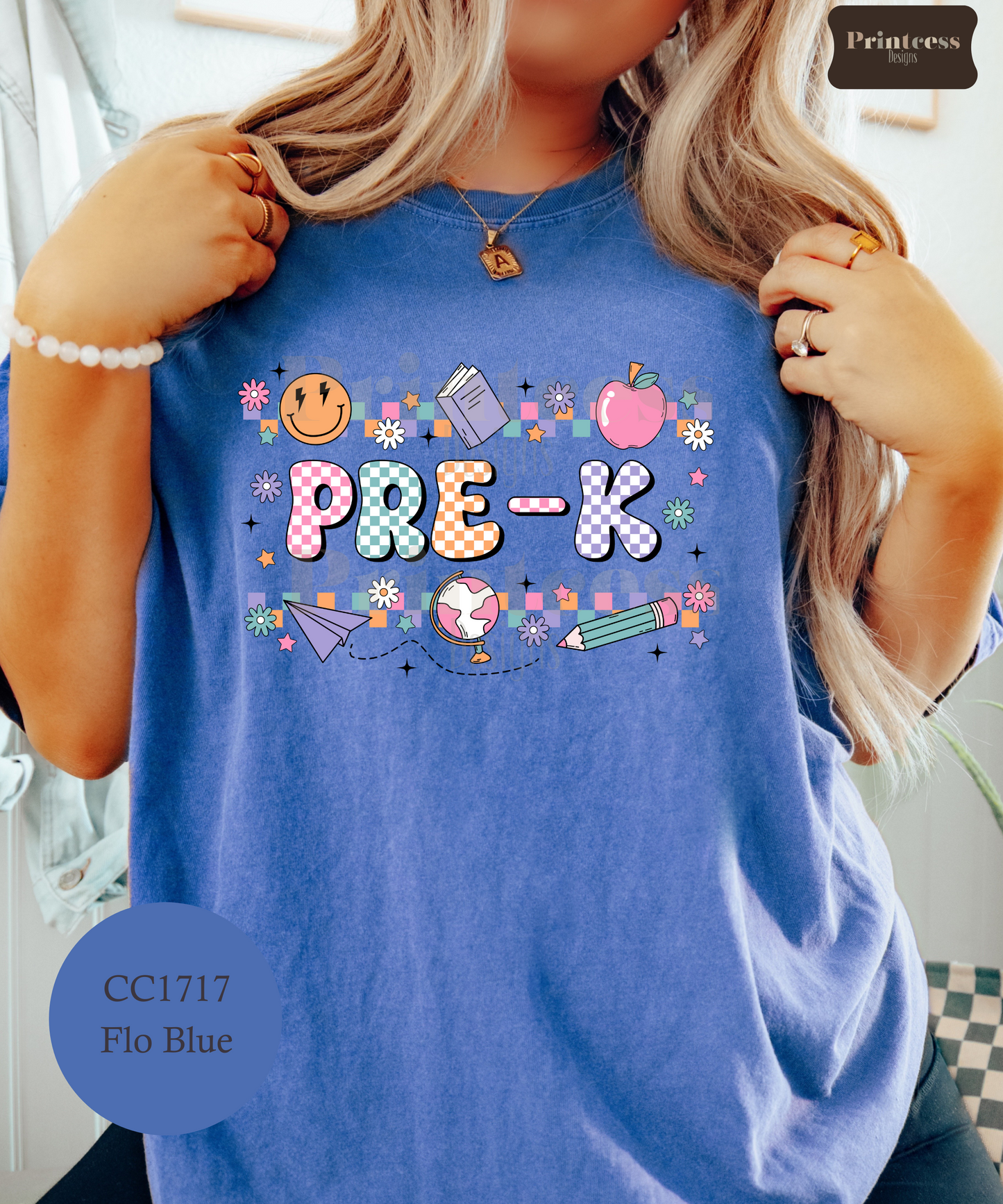 Pre-K Checkered Groovy