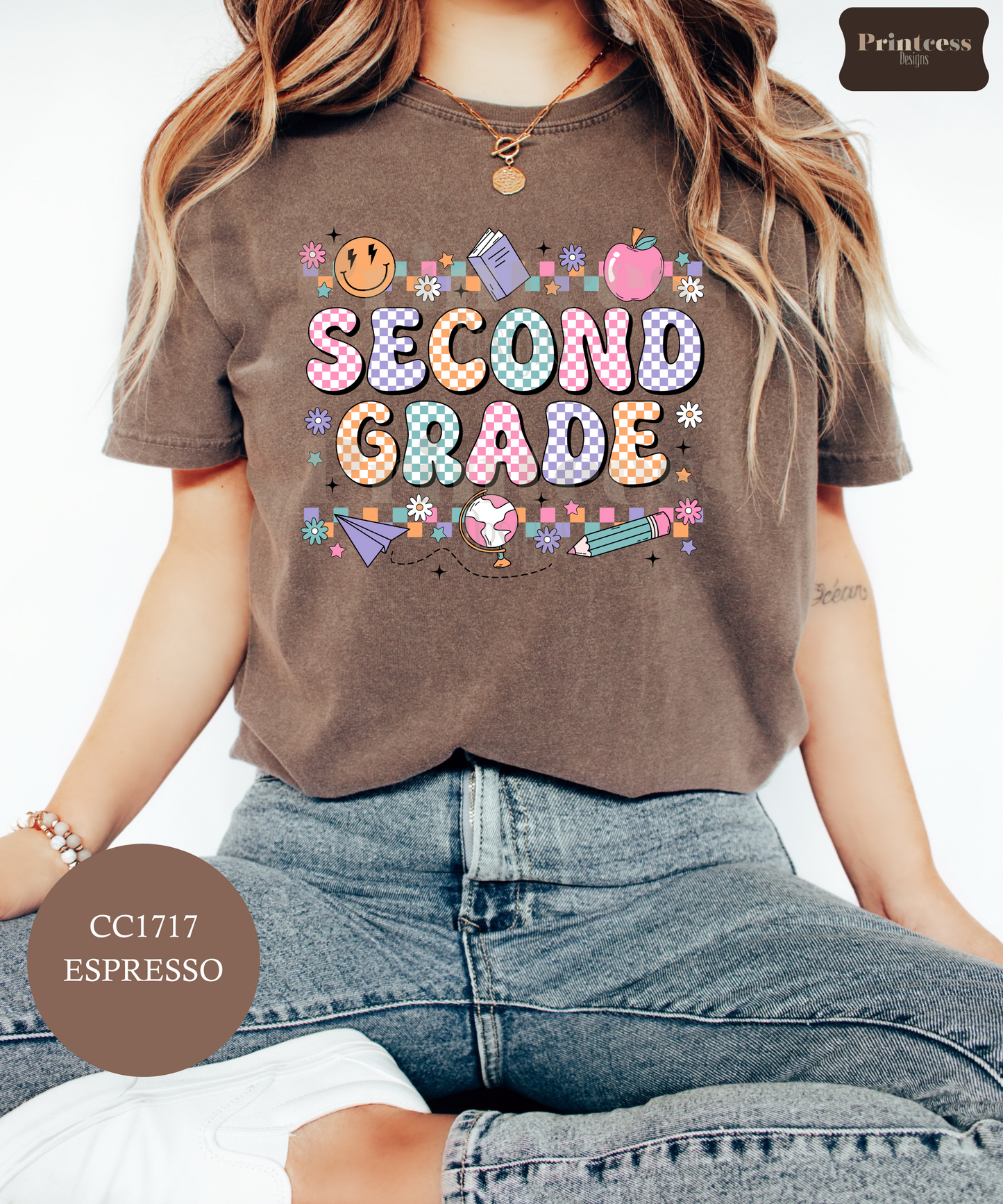 Second Grade Checkered Groovy