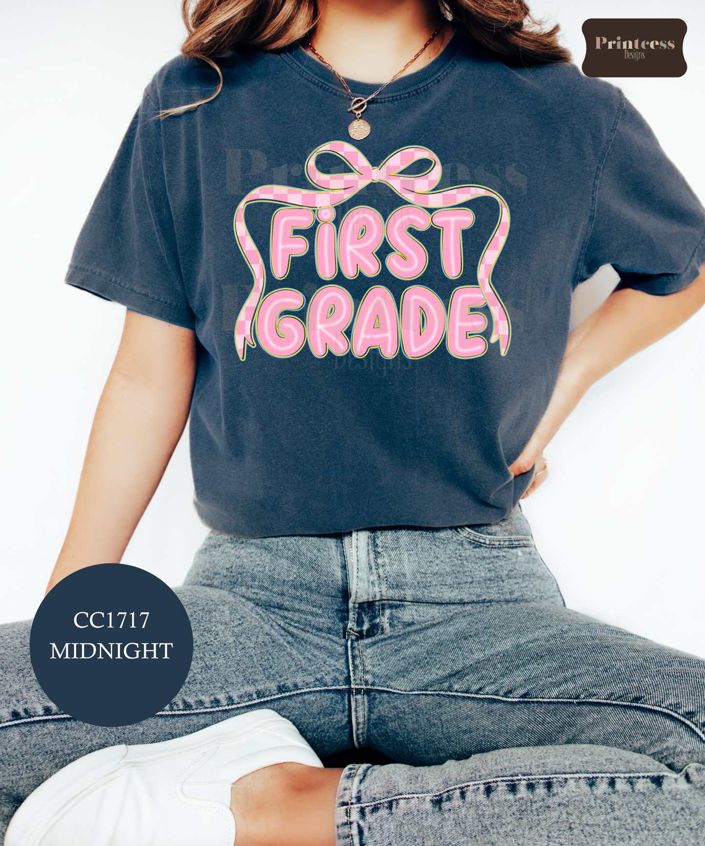 First Grade Checkered Watercolor