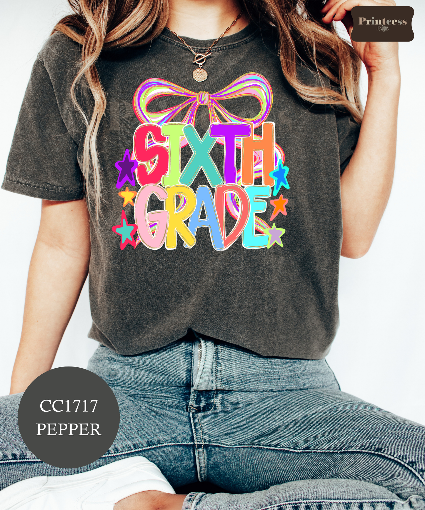 Preppy Grade Level Design-Sixth Grade