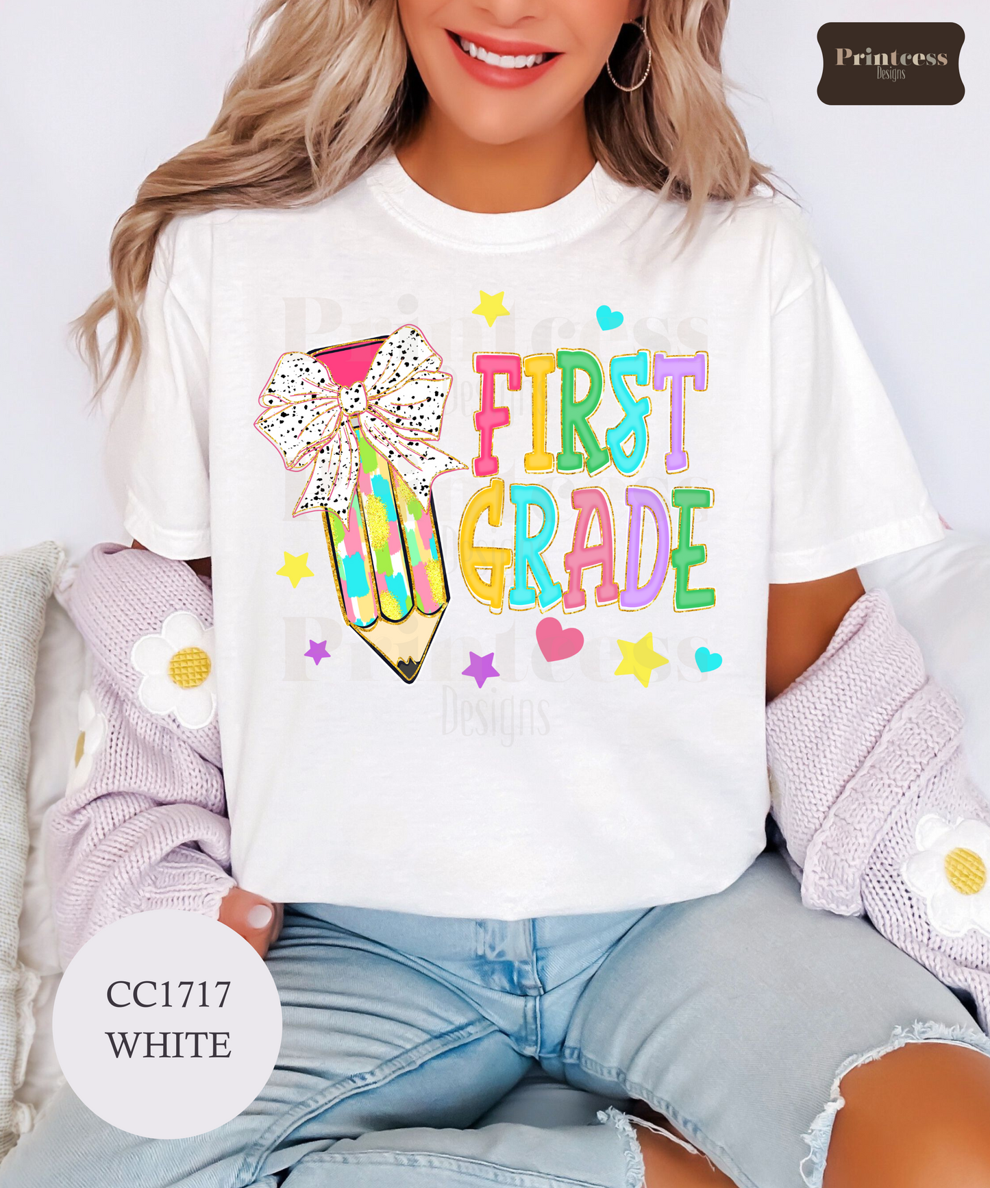 First Grade Watercolor - Pencil & Bow