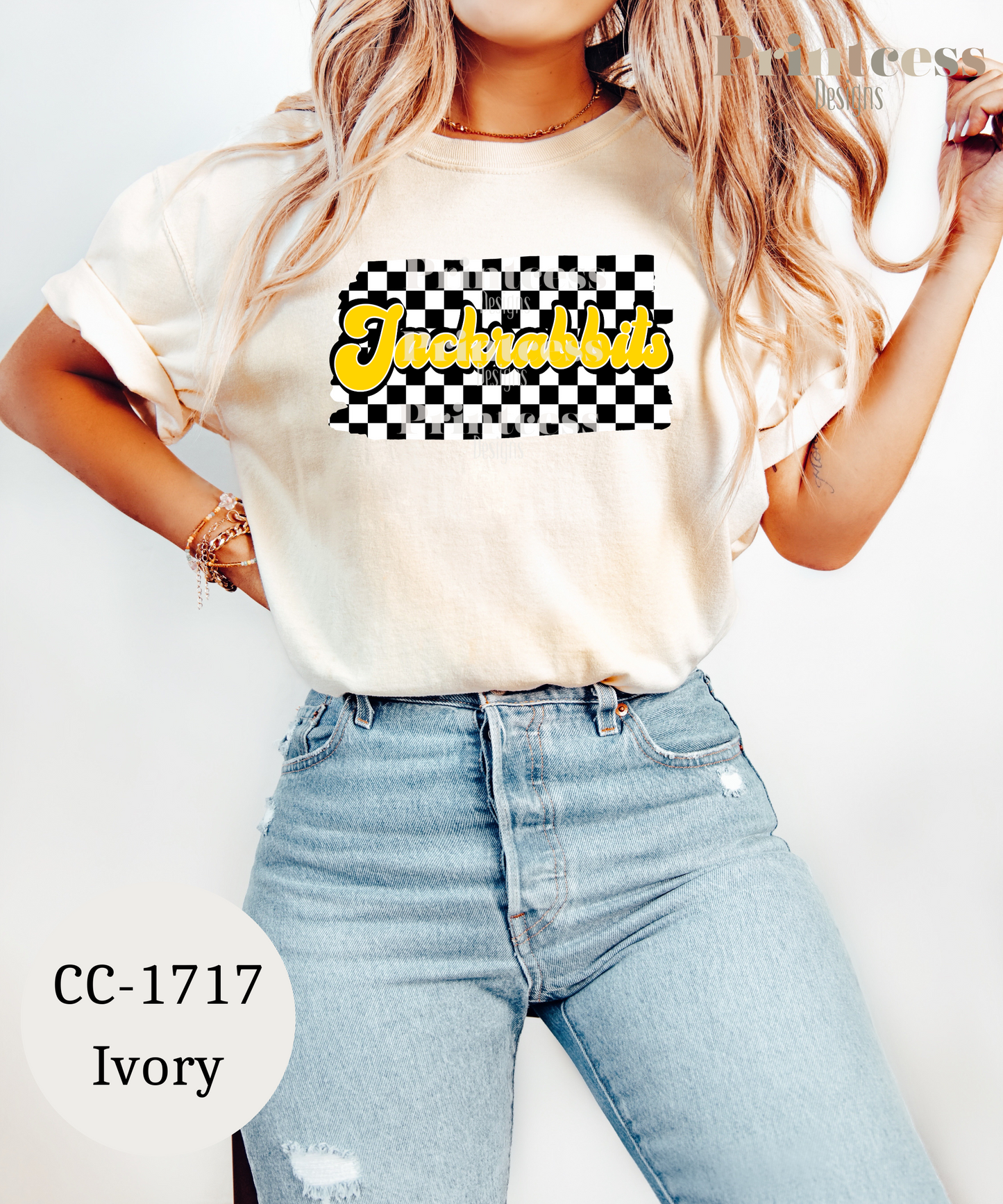 Jackrabbits Retro Checkered