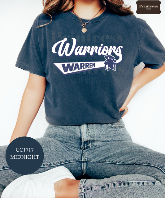 Warren Warriors Banner Design