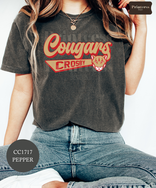 Crosby Cougars Banner Design