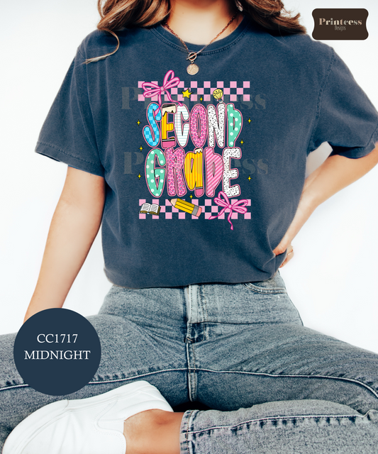 Second Grade Checkered Bow