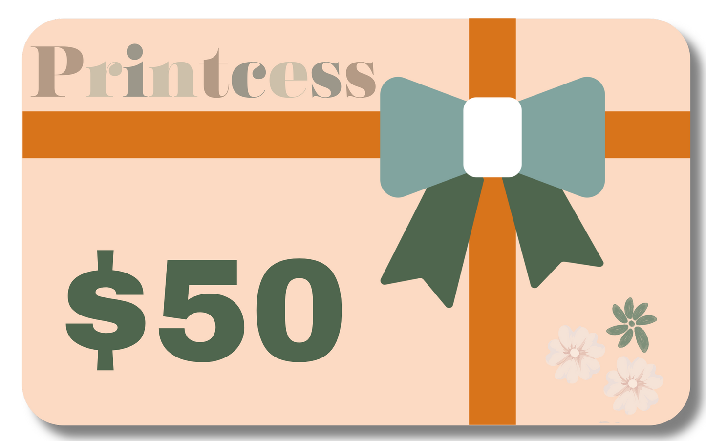 Printcess Designs Gift Card