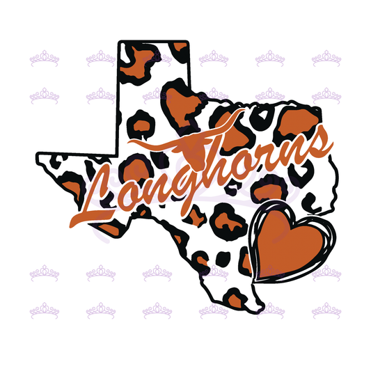 Texas Longhorns 8.0|Full Color Print