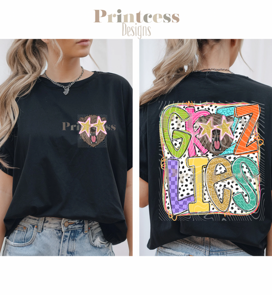 Preppy colorful Grizzlies