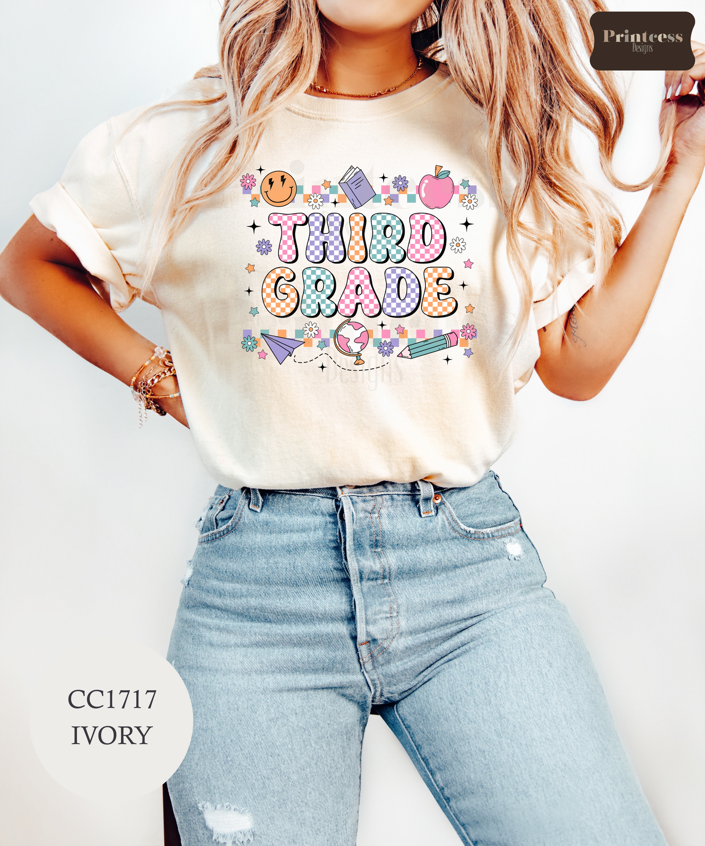 Third Grade Checkered Groovy