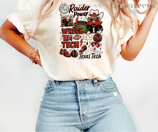 Texas Tech Collage