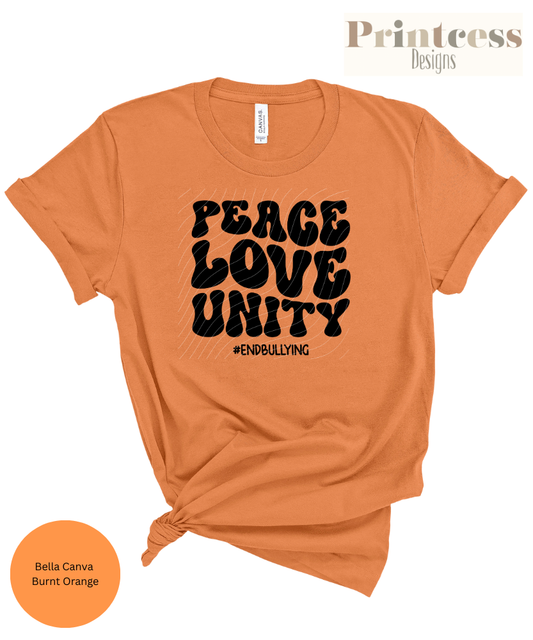 Peace Love Unity Black Font