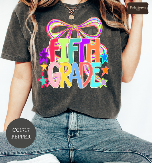Preppy Grade Level Design-Fifth Grade